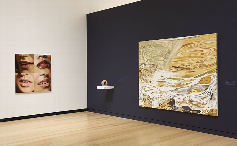 Installation views of Julia Jacquette: Unrequited and Acts of Play, Ruth and Elmer Wellin Museum of Art at Hamilton College (February 18 – July 2, 2017). Photos by John Bentham